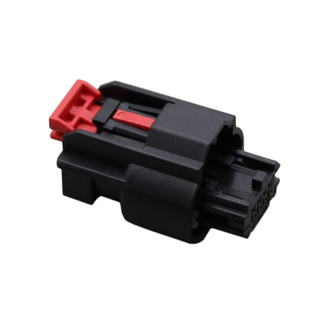 Molex 34967-4021 Vỏ đầu nối ô tô 4 chân màu đen có kẹp khóa màu đỏ, đầu nối Molex nguyên bản