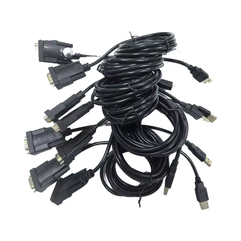 Cáp tùy chỉnh Full Copper DB9 DB15 DB25 Cáp 2x15 Pin Cáp nối hàng loạt và song song để truyền dữ liệu