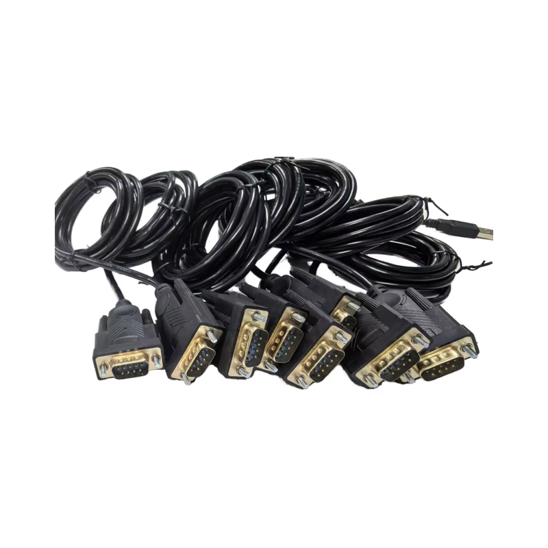 DB9 D-SUB 9-Pin Đàn ông-Nữ VGA Coaxial Cable Assembly 0-180 Miniature PVC Jacket Monitor Speaker Microphone DVD Player 4K