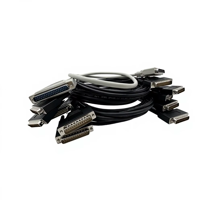 Cáp tùy chỉnh Full Copper DB9 DB15 DB25 Cáp 2x15 Pin Cáp nối hàng loạt và song song để truyền dữ liệu