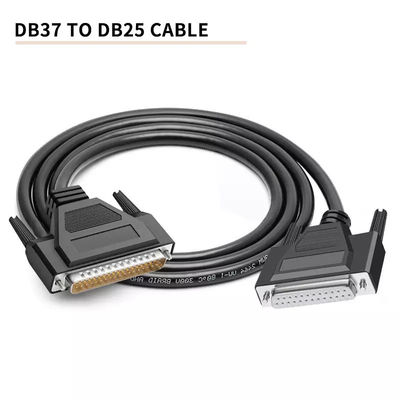 PVC Đồng nguyên chất Cáp truyền thông DB37 đến DB25 OEM ODM