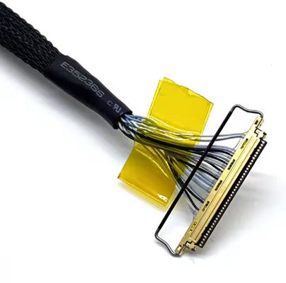 LVDs tùy chỉnh dây buộc dây kết nối điện tử Bộ cáp LCD cho màn hình bảng điều khiển ứng dụng điện tử