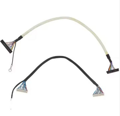 Micro Coaxial Lvds Cable 20 30 40 Pin Custom Lcd Screen Micro Coaxial Lvds Ipex Cable hiển thị cho bảng điều khiển LCD