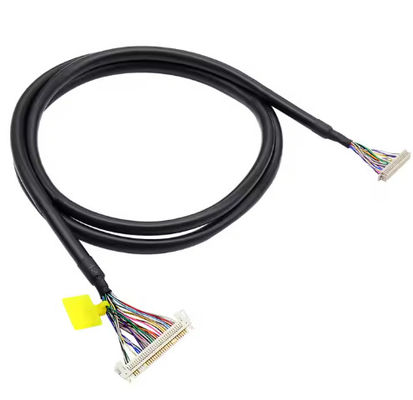 Điện tử Molex 30 pin đến JAE 40pin LVDS CABLE cho màn hình máy in máy tính LCD tùy chỉnh