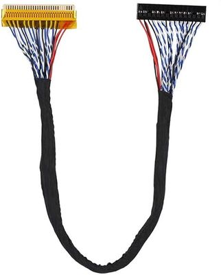 Cáp tín hiệu LVDS AWG26-28 cho Màn hình công nghiệp Thiết kế cáp tùy chỉnh tương thích I-PEX/JAE/HIROSE