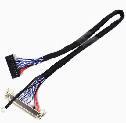 AWG26-28 Cáp LVDS cách điện màu đen cho truyền mạng