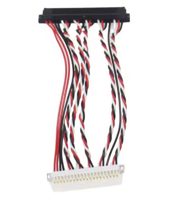 Thiết kế cáp tùy chỉnh Cáp tín hiệu LVDS cho màn hình công nghiệp I-PEX/JAE/HIROSE tương thích