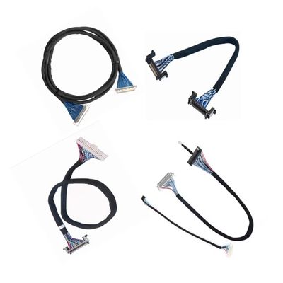 Bộ cáp LVDS chính xác với các đầu nối an toàn và cặp được bảo vệ, được thiết kế để ổn định tín hiệu tốc độ cao