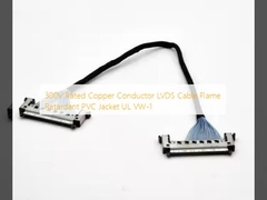 300V Đánh giá đồng dẫn LVDS Cable Flame Retardant PVC Jacket UL VW-1
