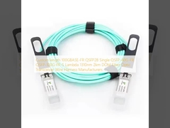 Nhà sản xuất dây cáp quang thu phát 100GBASE-FR QSFP28 đơn QSFP-40G-FR QSFP-100G-FR-S Lambda 1310nm 2km DOM