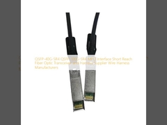 QSFP-40G-SR4 QSFP-100G-SR4 MPO Interface Short Reach Fiber Optic Transceiver and Harness Supplier Nhà sản xuất dây chuyền dây chuyền