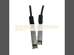 QSFP-40G-SR4 QSFP-100G-SR4 MPO Interface Short Reach Fiber Optic Transceiver and Harness Supplier Nhà sản xuất dây chuyền dây chuyền