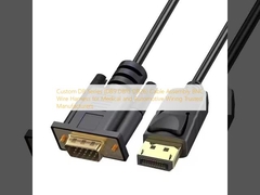 Cụm cáp Dòng DB Tùy chỉnh (DB9 DB15 DB26)  Bộ dây BNC cho Hệ thống dây điện Y tế và Ô tô  Nhà sản xuất đáng tin cậy