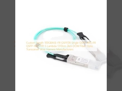 Nhà sản xuất dây cáp quang thu phát 100GBASE-FR QSFP28 đơn QSFP-40G-FR QSFP-100G-FR-S Lambda 1310nm 2km DOM
