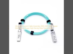 Cáp lắp ráp tùy chỉnh siêu nhanh 200G QSFP-DD Copper DAC cho truyền dữ liệu mật độ cao, tiêu thụ điện năng thấp
