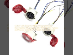 Thiết kế cáp tùy chỉnh cho thiết bị hình ảnh y tế | Cáp tương thích sinh học, chống nhiễu điện từ (EMI) với lớp cách điện linh hoạt cao và đầu nối chính xác để truyền dữ liệu đáng tin cậy