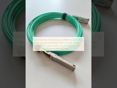 Nhà sản xuất Dây cáp cung cấp Cụm tốc độ cao QSFP-40G với Thiết kế cáp tùy chỉnh cho Trung tâm dữ liệu, có tính năng Toàn vẹn tín hiệu tổn thất thấp và Chống nhiễu EMI