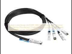 Thiết kế cáp tùy chỉnh và kết nối QSFP-100G bởi nhà sản xuất dây chuyền chuyên nghiệp.